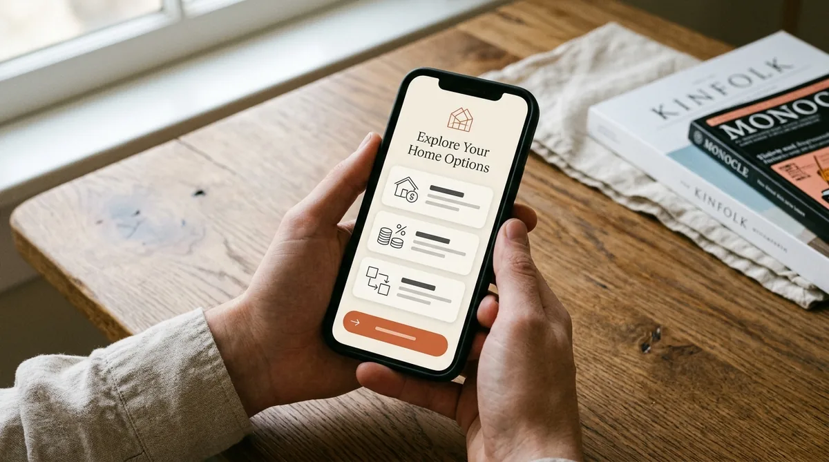 Mobile pre-qualifying landing page experience